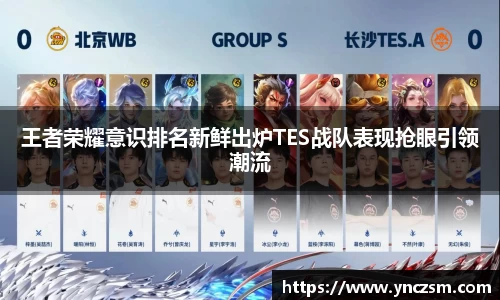 王者荣耀意识排名新鲜出炉TES战队表现抢眼引领潮流