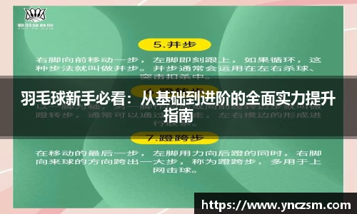 羽毛球新手必看：从基础到进阶的全面实力提升指南
